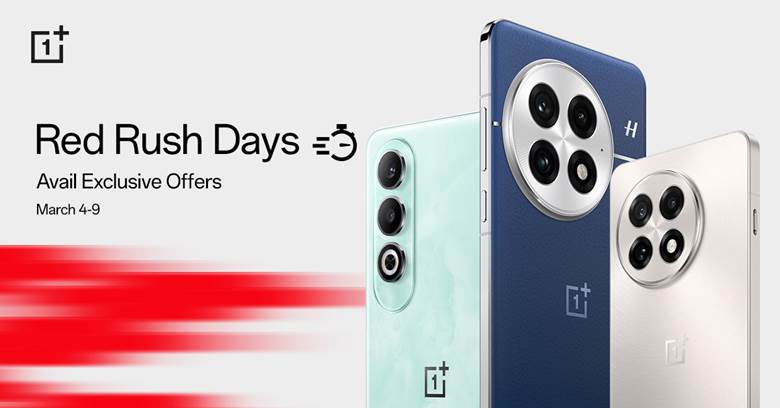 OnePlus is back with its Red Rush Days Sale, exciting discounts on the OnePlus 13 series, OnePlus Nord CE4 and other OnePlus products 1 image